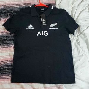 New Zealand All Blacks Rugby Jersey Size L Adidas New with Tags